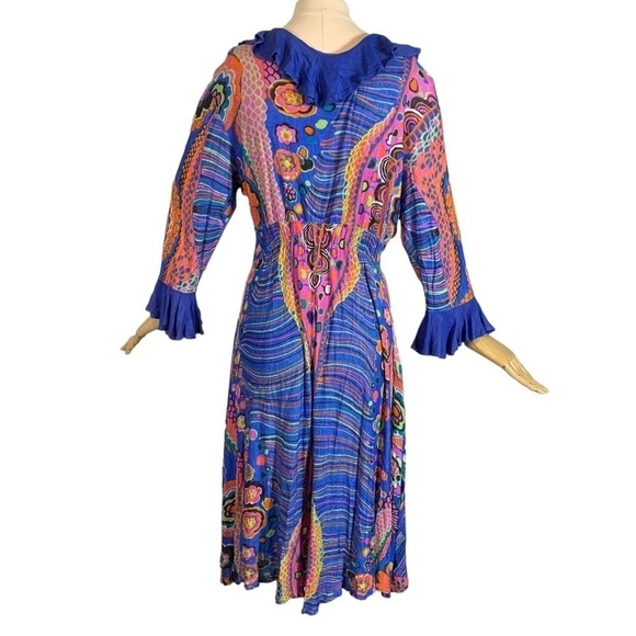 Vintage 1960s Playsuit Romper Size Large - Picture 3 of 9